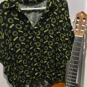 Grunge gender neutral nirvana band t-shirt original hot topic y2k
